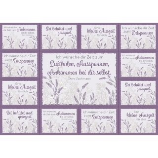 14 Aufkleber mit Gräser Motiv