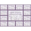 14 Aufkleber mit Gräser Motiv