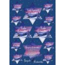 12 Aufkleber mit Weihnachts Motiv