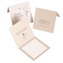 Ansicht Kärtchen mit einem Vers und Platz für...