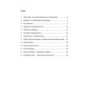 Inhaltverzeichnis des Notenheftes