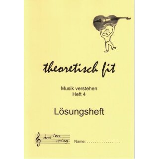 Lösungsheft zu Theoretisch fit Heft 4