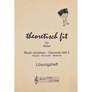 Lösungsheft für Theoretisch fit ins Abitur Heft 2