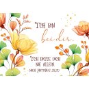 Postkarte mit einem Bibelvers