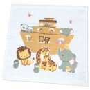 Handtuch Gottes Welt ausgerollt