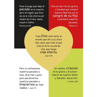 Verteilkarte mit Herz