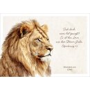 Postkarte - Löwe