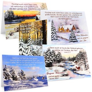 Doppelkarten zu Weihnachten