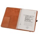 Ledermappe - Agadir - hellbraun