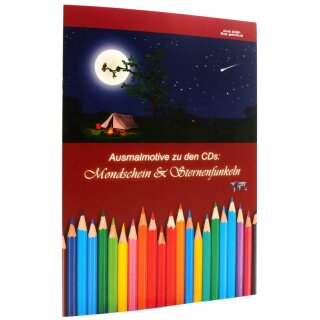 Ausmalheft - zu CDs Mondschein & Sternenfunkeln