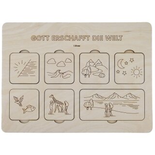 Gott erschafft die Welt