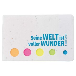 Haftnotizblock - Saatgutpapier