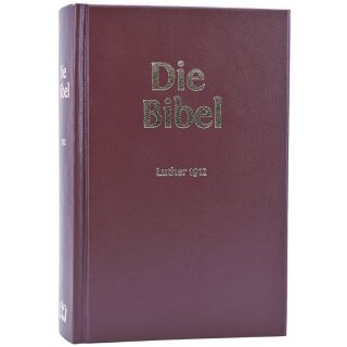 Bibel Luther 1912 ohne Apokryphen Taschenausgabe - dunkelrot