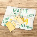 Geschirrtuch - Mutig ans Werk