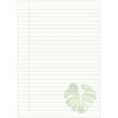 Notizblock - Monstera