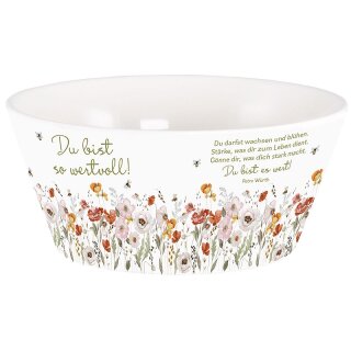 Müslischale - Du bist so wertvoll