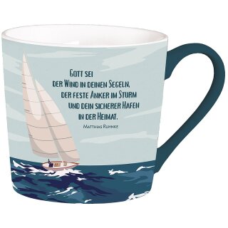 Tasse - Gott sei der Wind in deinen Segeln