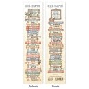 Lesezeichen - Bücher der Bibel 10er Pack