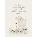 Postkarte - Psalm 23,1 - TS
