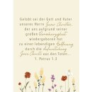 Postkarte - 1.Petrus 1,3