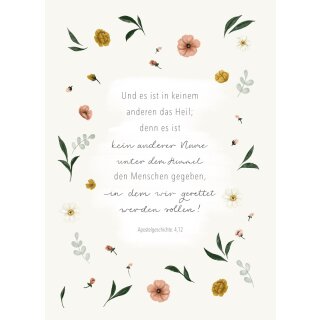 Postkarte - Apg. 4,12