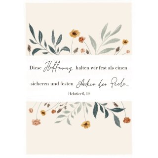 Postkarte - Hebräer 6,19
