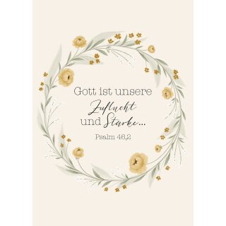 Postkarte - Psalm 46,2
