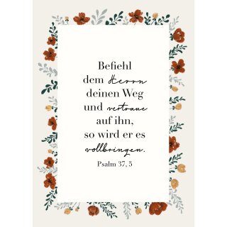 Postkarte - Psalm 37,5