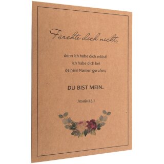 Postkarte - Fürchte dich nicht