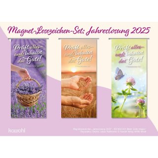 Magnetlesezeichen - Set - Jahreslosung 2025