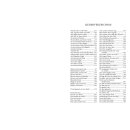 Inhaltsverzeichnis des Liederbuches Jugend für Christus