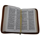 Библия - Кожаная обложка - кожзаменитель - коричневая