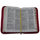 Библия - Кожаная обложка - kожзаменитель - розовая