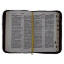 Библия - Кожаная обложка - искусственная кожа - коричневая