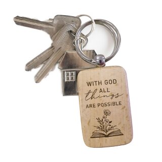 Schlüsselanhänger - With God