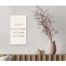 Metallschild - Tagesziel: Jesus