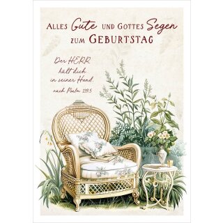 Postkarte - Gemütlicher Sessel