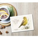 Postkarte - Goldammer