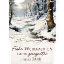 Postkarte - Waldbach im Winter