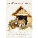 Postkarte - Esel Weihnachten