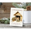 Postkarte - Esel Weihnachten