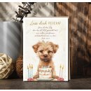 Faltkarte - Niedlicher Hund