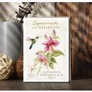 Faltkarte - Farbenfroher Kolibri