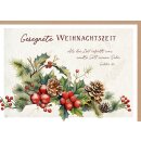 Faltkarte - Adventsgesteck