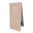 Magnetlesezeichen - With God