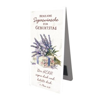 Magnetlesezeichen - Lavendel