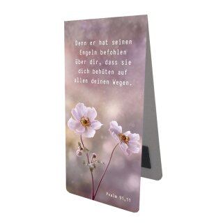Magnetlesezeichen - Rosa Blüten