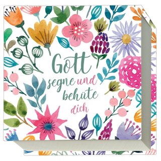 Notizblock - Gott segne und behüte dich