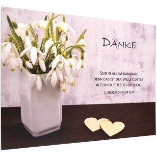Postkarte - Danke