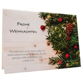 Faltkarte - Frohe Weihnachten